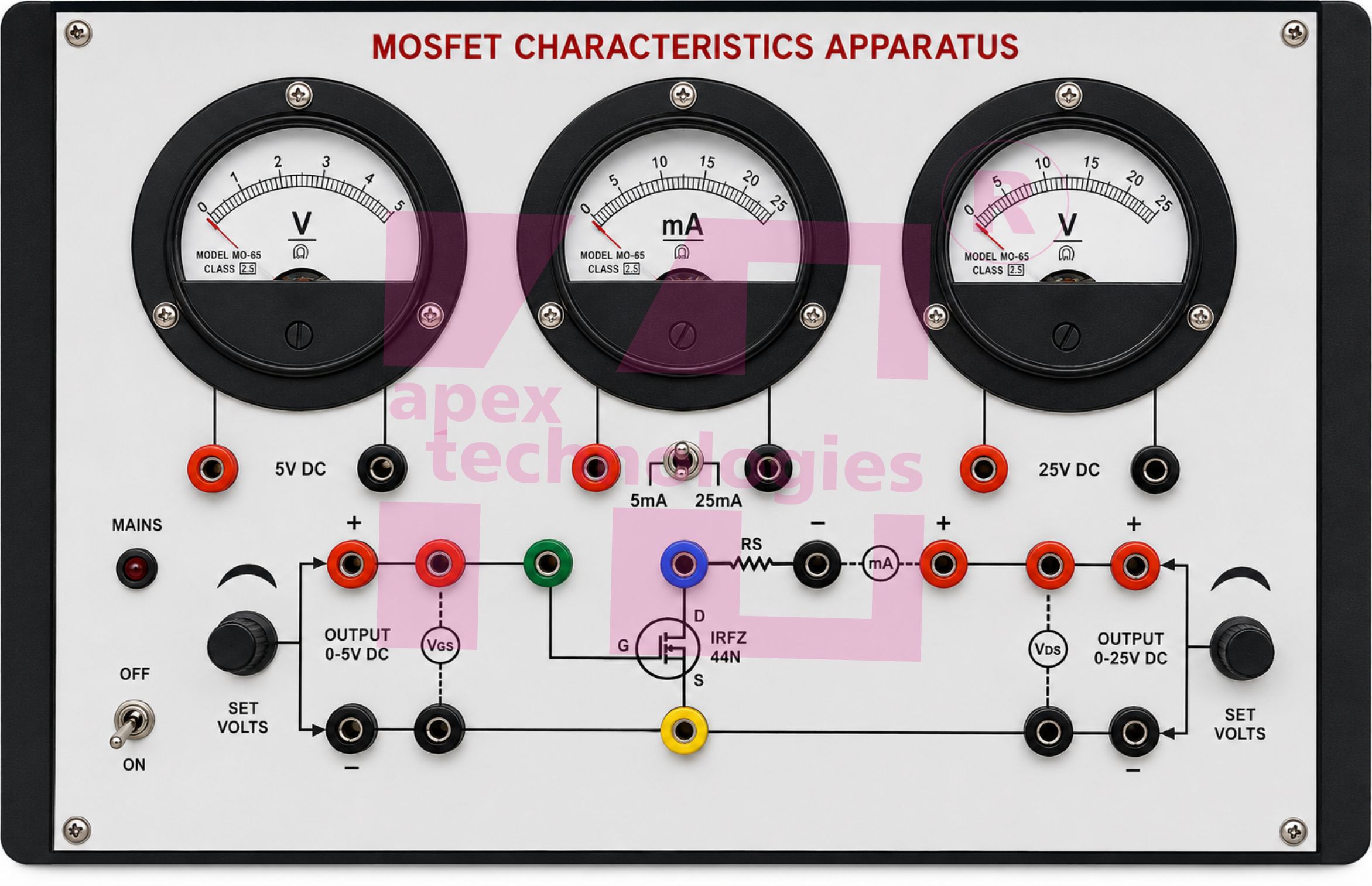 Mosfet Characteristics Apparatus